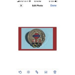 1998 Nagano,Team USA ,Winter Olympics NISSAN sponsor Pin